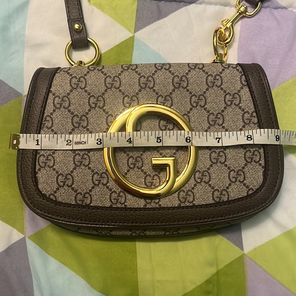 Designer Inspired Crossbody Bag with 2 straps MC - Picture 8 of 9